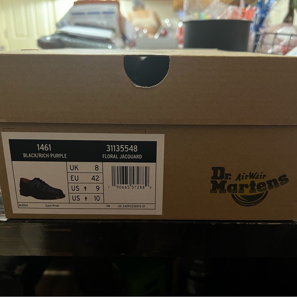 1461 Floral Jacquard Oxord Shoes - Picture 10 of 15